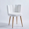 Versatile 2-Pack Iron-Legged Dining Chairs with Cushioned Seats for Any Room