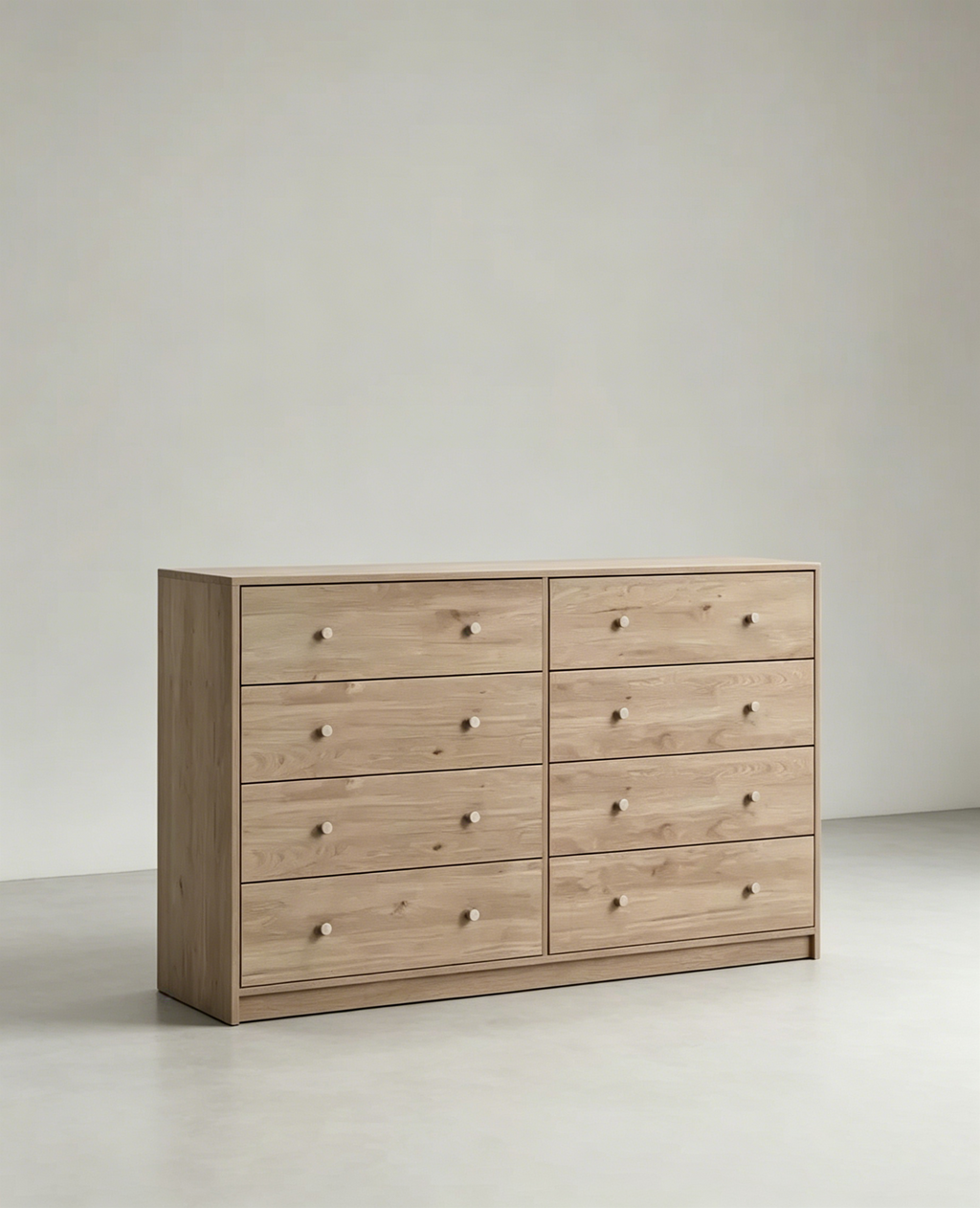 Commode double de six tiroirs